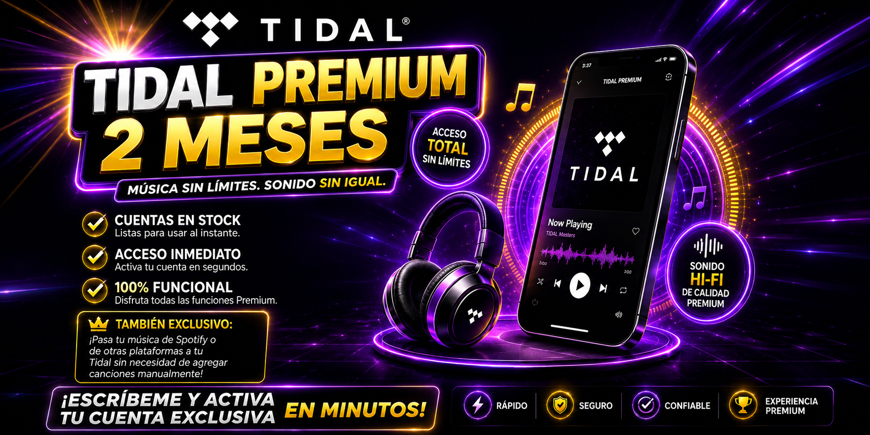 TIDAL 2 MESES